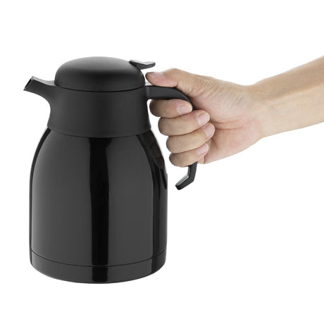 Olympia Vacuum Jug Black 1.5Ltr - DM185  Olympia   