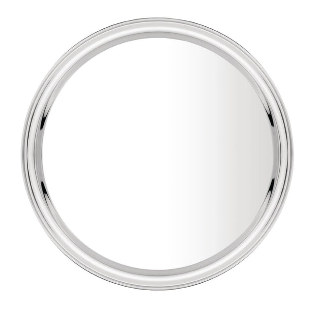 Olympia Stainless Steel Round Service Tray 355mm - DM193  Olympia   