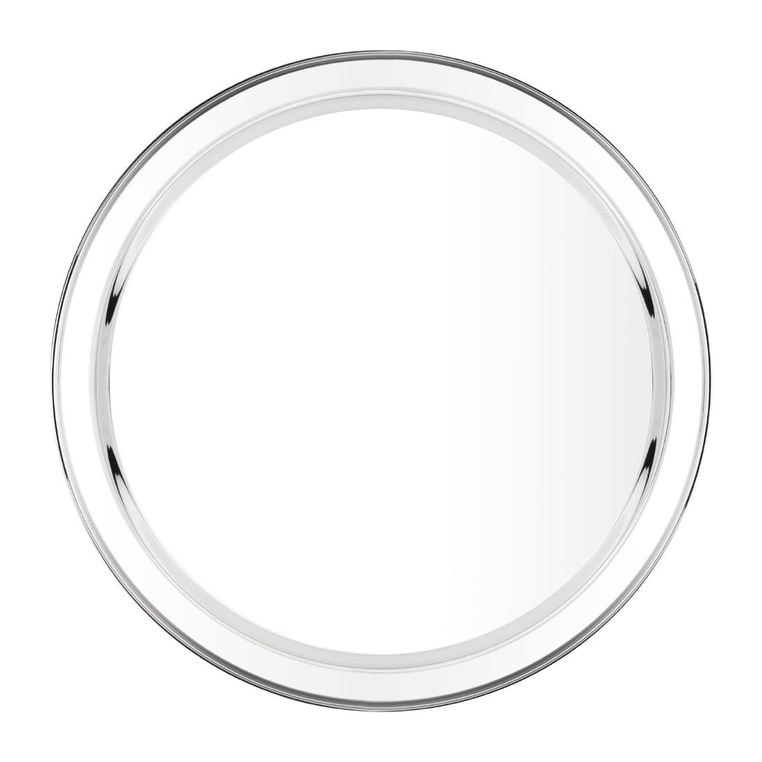 Olympia Stainless Steel Round Service Tray 405mm - DM194  Olympia   