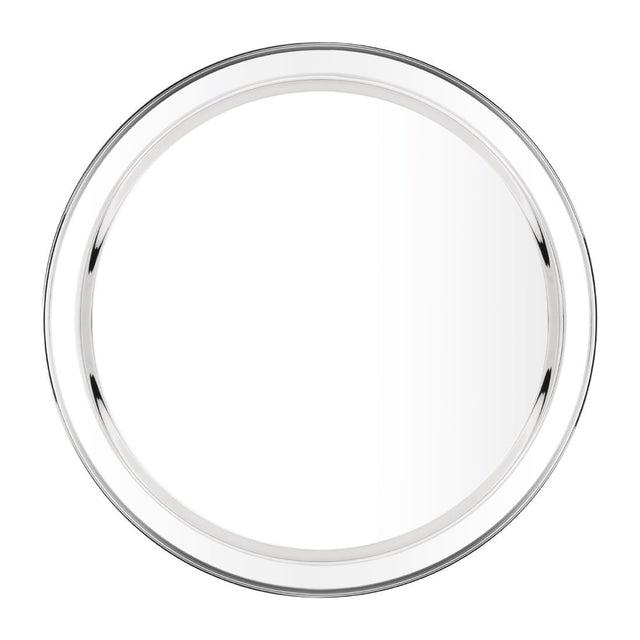 Olympia Stainless Steel Round Service Tray 405mm - DM194  Olympia   