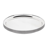 Olympia Stainless Steel Round Service Tray 405mm - DM194  Olympia   