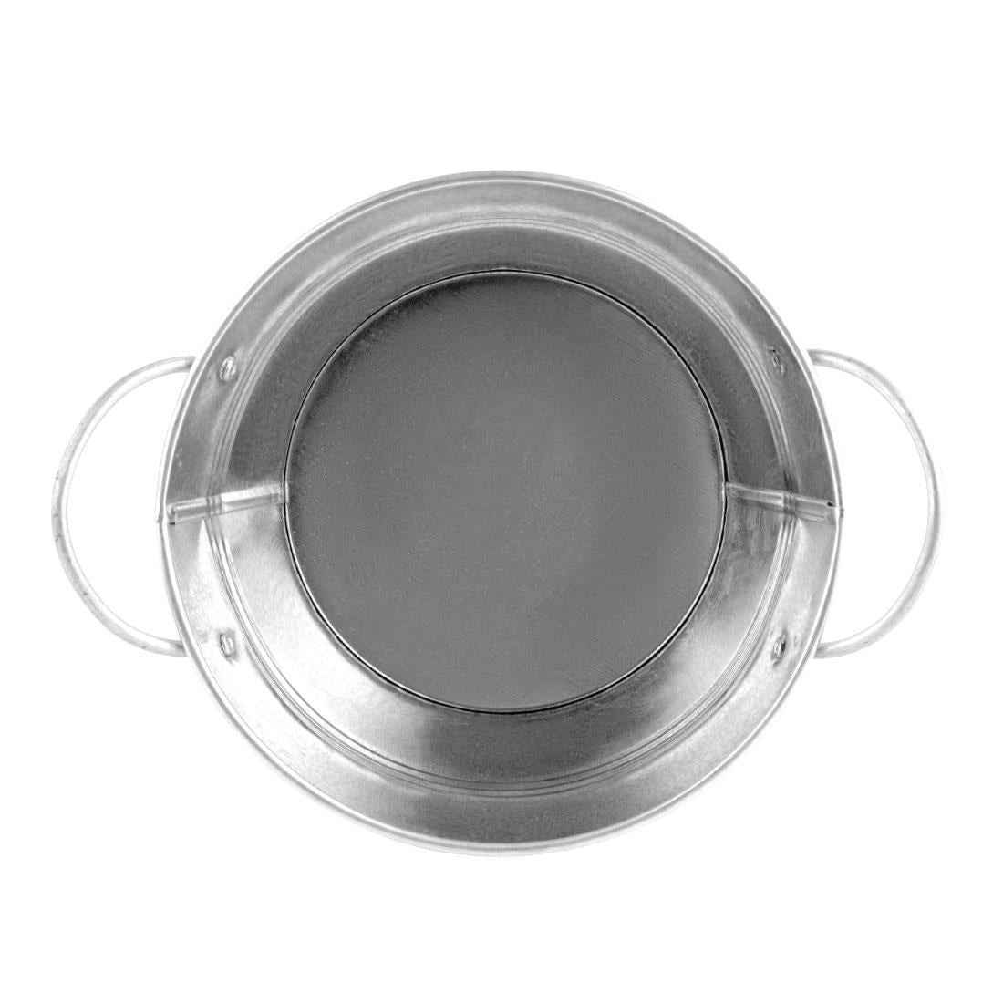 Olympia Mini Metal Food Bucket Shallow 150mm - DM214  Olympia   