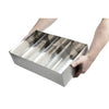 Olympia Cutlery Holder Stainless Steel - DM274  Olympia   