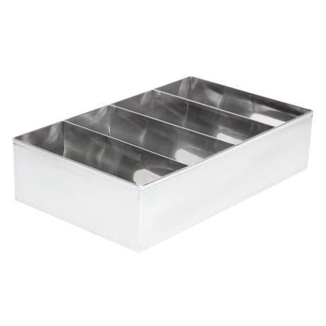 Olympia Cutlery Holder Stainless Steel - DM274  Olympia   