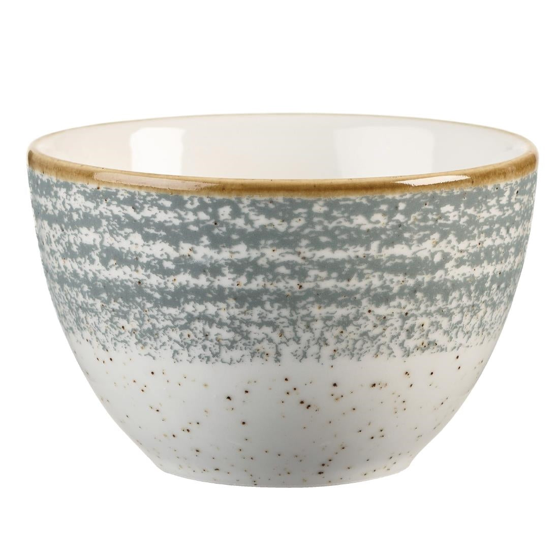 Churchill Studio Prints Homespun Stone Grey Sugar Bowl 227ml 8oz (Pack of 12) - DM426 Bowls Churchill
