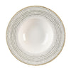 Churchill Studio Prints Homespun Stone Grey Wide Rim Bowl 280mm (Pack of 12) - DM442 Bowls Churchill