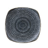 Churchill Studio Prints Homespun Charcoal Black Square Plate 215mm - DM445 Plates Churchill
