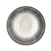 Churchill Studio Prints Homespun Charcoal Black Wide Rim Bowl 280mm - DM449 Bowls Churchill