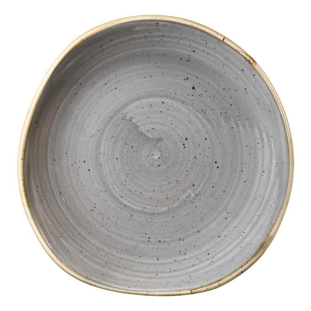 Churchill Stonecast Round Plate Peppercorn Grey 186mm (Pack of 12) - DM459 Plates Churchill