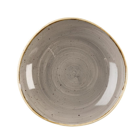 Churchill Stonecast Round Bowl Peppercorn Grey 253mm (Pack of 12) - DM460 Bowls Churchill