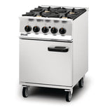 Lincat Opus 800 Natural Gas 4 Burner Range OG8001/N - DM500-N  Lincat   