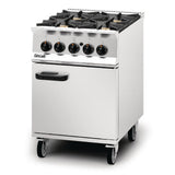 Lincat Opus 800 Natural Gas 4 Burner Range with Right Hand Door OG8001/N/RHD - DM501-N  Lincat   