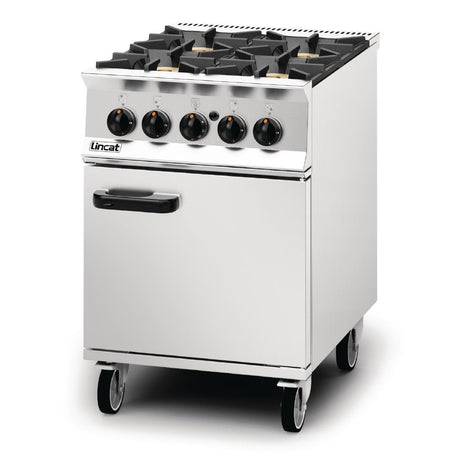 Lincat Opus 800 Natural Gas 4 Burner Range with Right Hand Door OG8001/N/RHD - DM501-N  Lincat   