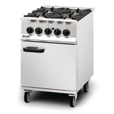 Lincat Opus 800 Propane Gas 4 Burner Range with Right Hand Door OG8001/P/RHD - DM501-P  Lincat   