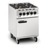 Lincat Opus 800 Natural Gas 4 Burner Range with Right Hand Door OG8001/N/RHD - DM501-N  Lincat   