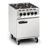 Lincat Opus 800 Natural Gas 4 Burner Range with Right Hand Door OG8001/N/RHD - DM501-N  Lincat   