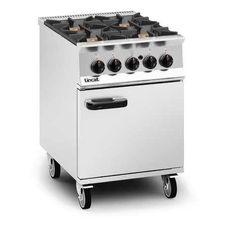 Lincat Opus 800 Natural Gas 4 Burner Range with Right Hand Door OG8001/N/RHD - DM501-N  Lincat   