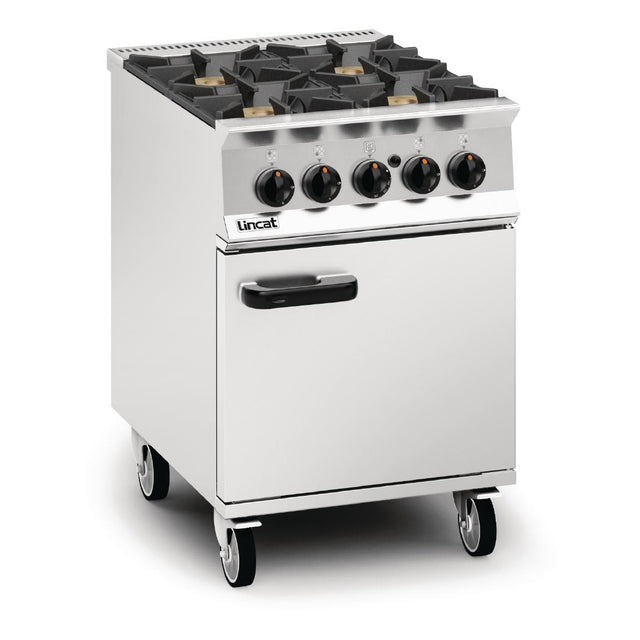 Lincat Opus 800 Natural Gas 4 Burner Range with Right Hand Door OG8001/N/RHD - DM501-N  Lincat   