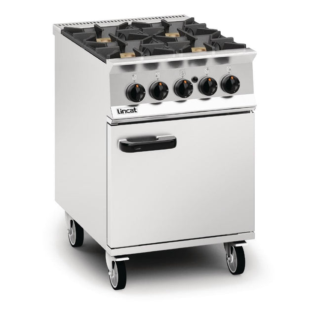 Lincat Opus 800 Propane Gas 4 Burner Range with Right Hand Door OG8001/P/RHD - DM501-P  Lincat   