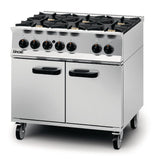 Lincat Opus 800 Natural Gas Oven Range 6 Burner OG8002/N - DM502-N  Lincat   
