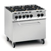 Lincat Opus 800 Natural Gas 6 Burner Range with Drop Down Door OG8002/N - DM503-N  Lincat   