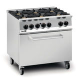 Lincat Opus 800 Natural Gas 6 Burner Range with Drop Down Door OG8002/N - DM503-N  Lincat   