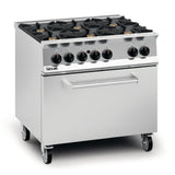 Lincat Opus 800 Propane Gas 6 Burner Range with Drop Down Door OG8002/P - DM503-P  Lincat   