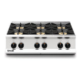 Lincat Opus 800 Natural Gas 6 Burner Boiling Top OG8004/N - DM505-N  Lincat   
