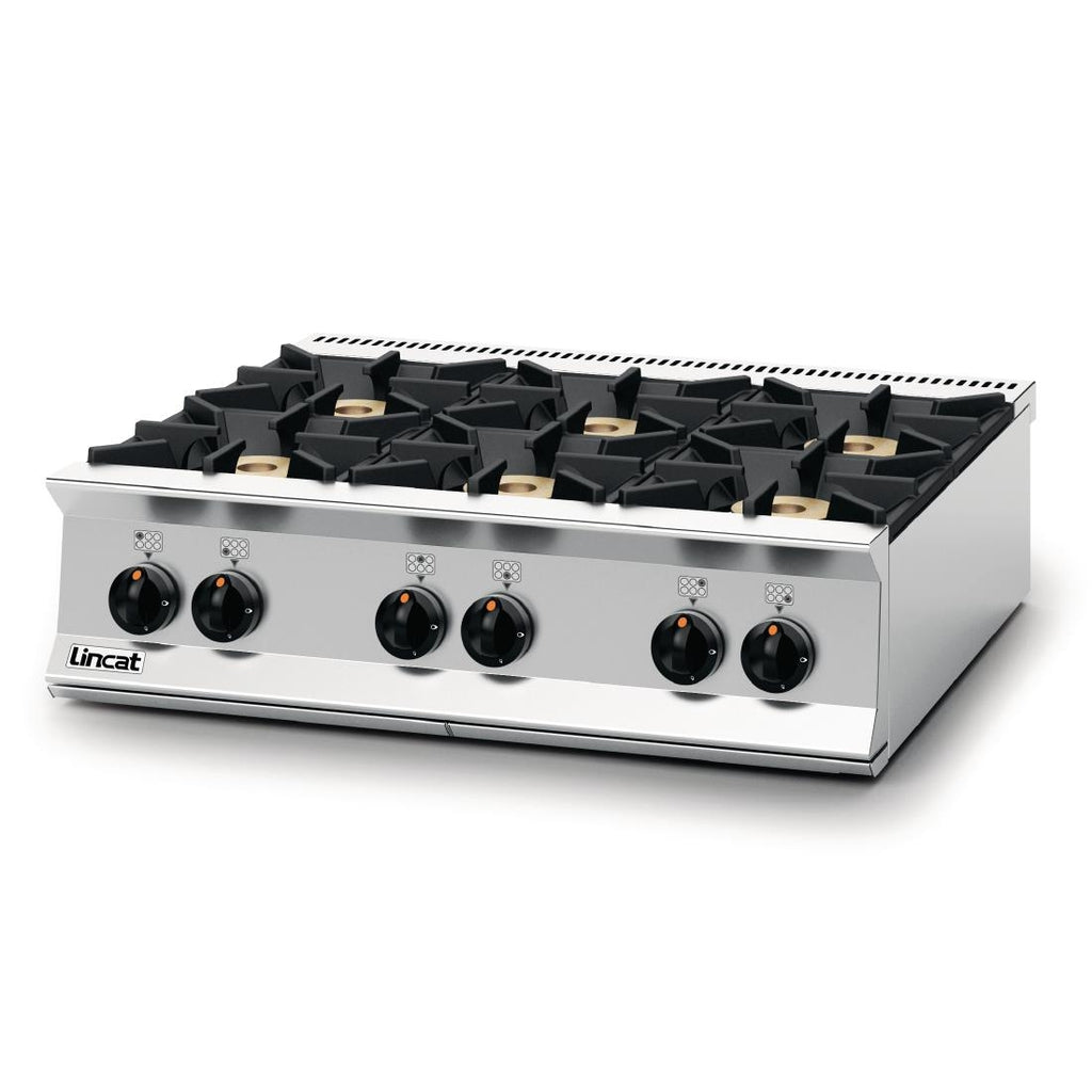 Lincat Opus 800 Natural Gas 6 Burner Boiling Top OG8004/N - DM505-N  Lincat   