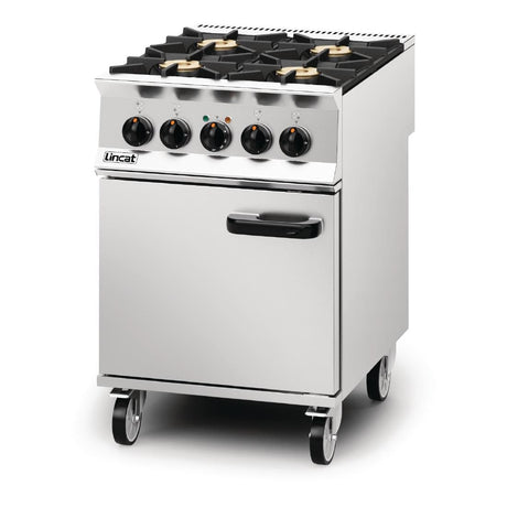 Lincat Opus 800 Natural Gas 4 Burner Dual Fuel Oven Range OD8006/N - DM508-N  Lincat   