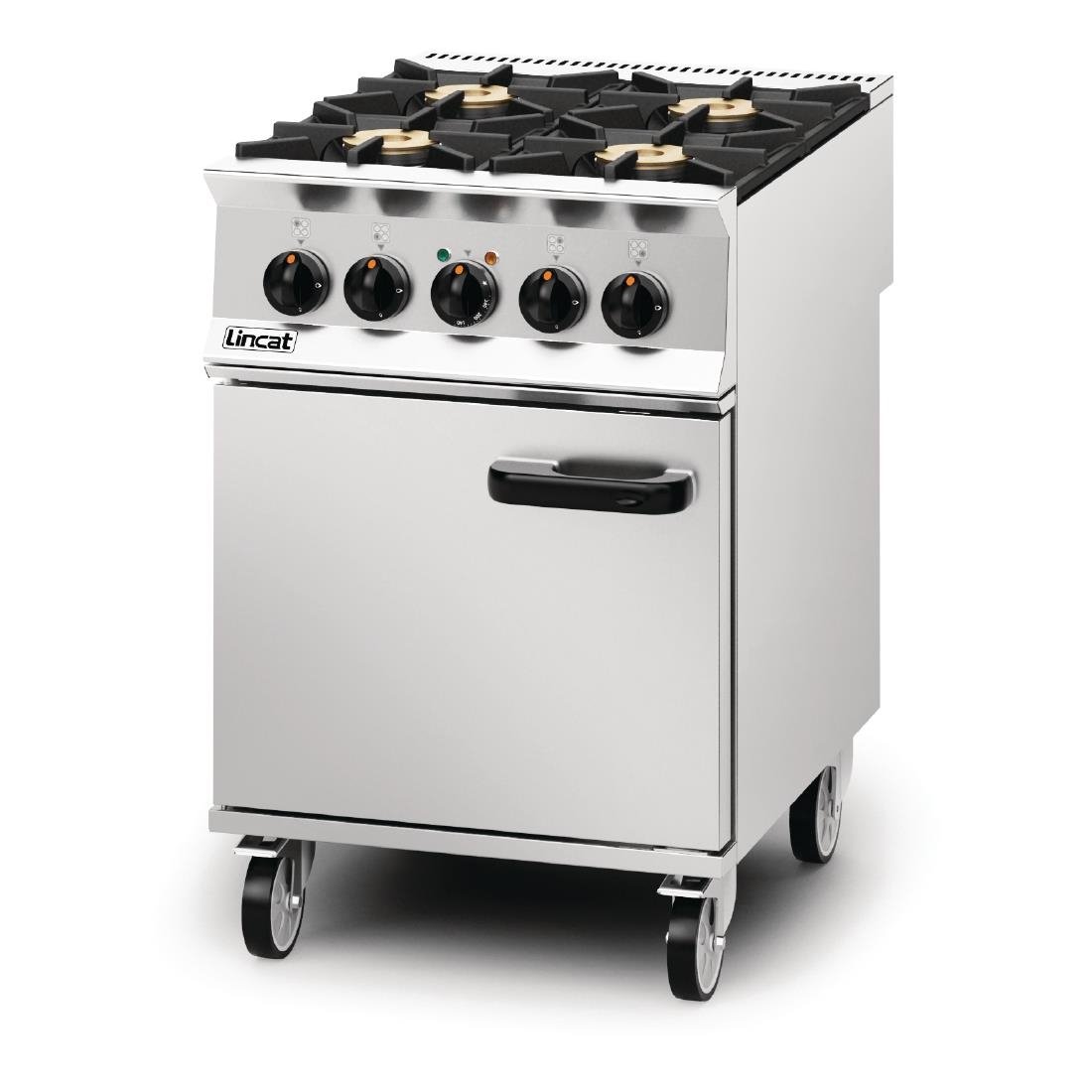 Lincat Opus 800 Propane Gas 4 Burner Dual Fuel Oven Range OD8006/N - DM508-P  Lincat   