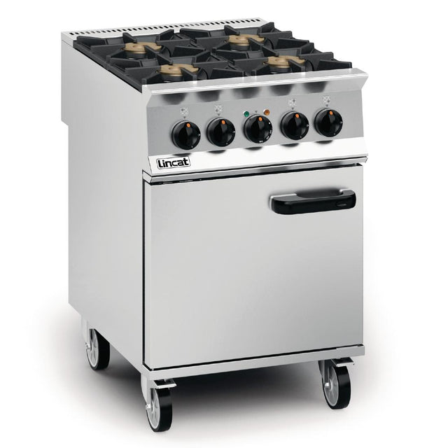 Lincat Opus 800 Natural Gas 4 Burner Dual Fuel Oven Range OD8006/N - DM508-N  Lincat   