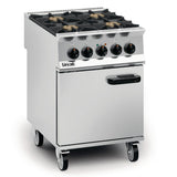 Lincat Opus 800 Propane Gas 4 Burner Dual Fuel Oven Range OD8006/N - DM508-P  Lincat   