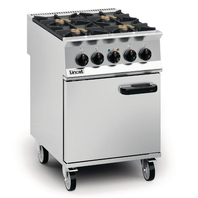 Lincat Opus 800 Propane Gas 4 Burner Dual Fuel Oven Range OD8006/N - DM508-P  Lincat   