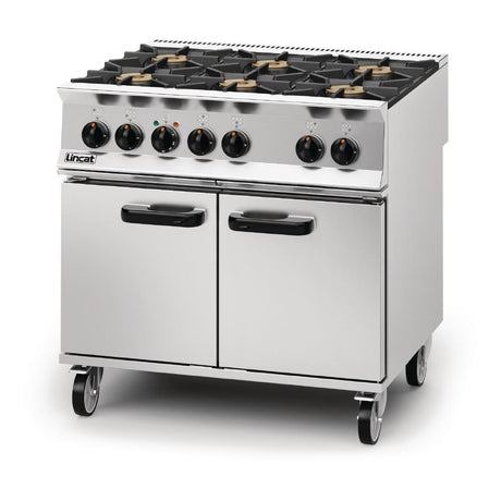 Lincat Opus 800 Propane Gas 6 Burner Dual Fuel Oven Range OD8007/P - DM509-P  Lincat   