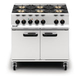 Lincat Opus 800 Propane Gas 6 Burner Dual Fuel Oven Range OD8007/P - DM509-P  Lincat   