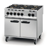Lincat Opus 800 Propane Gas 6 Burner Dual Fuel Oven Range OD8007/P - DM509-P  Lincat   