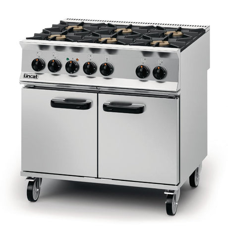 Lincat Opus 800 Propane Gas 6 Burner Dual Fuel Oven Range OD8007/P - DM509-P  Lincat   