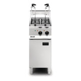 Lincat Opus 800 Twin Tank Twin Basket Free Standing Electric Filtration Fryer OE8105/OP2 - DM521 Freestanding Electric Fryers Lincat
