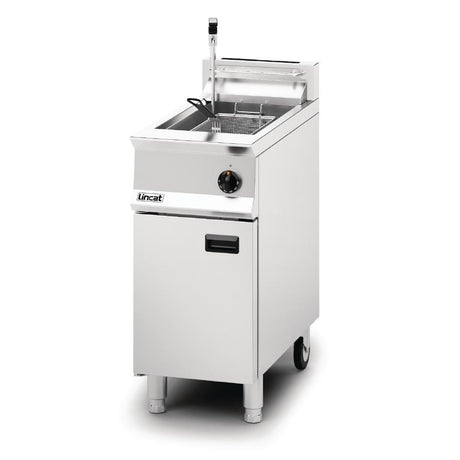 Lincat Opus 800 Single Tank Single Basket Free Standing Propane Gas Filtration Fryer OG8106/OP - DM533-P Freestanding Gas Fyers Lincat