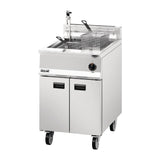 Lincat Opus 800 Single Tank Twin Basket Free Standing Propane Gas Filtration Fryer OG8107/OP - DM535-P Freestanding Gas Fyers Lincat