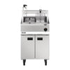 Lincat Opus 800 Single Tank Twin Basket Free Standing Natural Gas Filtration Fryer OG8107/OP - DM535-N Freestanding Gas Fyers Lincat