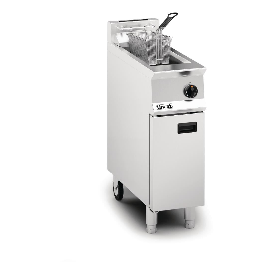Lincat Opus 800 Single Tank Single Basket Free Standing Natural Gas Fryer OG8110 - DM536-N Freestanding Gas Fyers Lincat