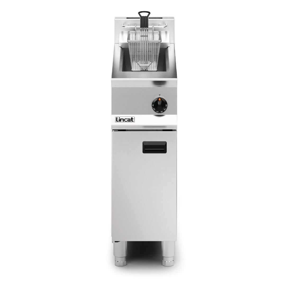 Lincat Opus 800 Single Tank Single Basket Free Standing Natural Gas Fryer OG8110 - DM536-N Freestanding Gas Fyers Lincat