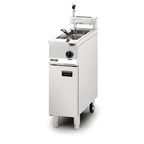 Lincat Opus 800 Single Tank Single Basket Free Standing Propane Gas Filtration Fryer OG8110/OP - DM537-P Freestanding Gas Fyers Lincat