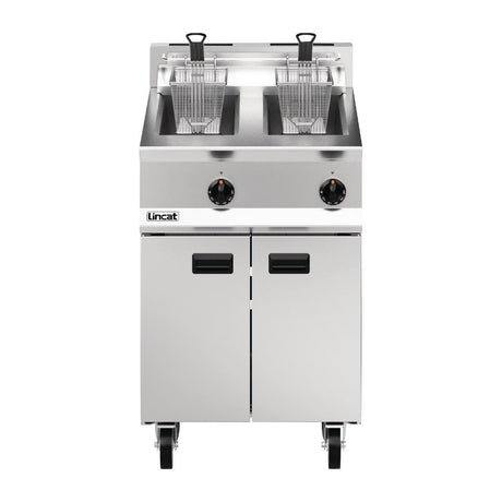 Lincat Opus 800 Twin Tank Twin Basket Free Standing Propane Gas Fryer OG8111 - DM538-P Freestanding Gas Fyers Lincat