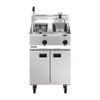 Lincat Opus 800 Twin Tank Twin Basket Free Standing Propane Gas Filtration Fryer OG8111/OP - DM539-P Freestanding Gas Fyers Lincat