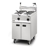 Lincat Opus 800 Twin Tank Twin Basket Free Standing Natural Gas Dual Filtration Fryer OG8111/OP2 - DM540-N Freestanding Gas Fyers Lincat