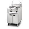 Lincat Opus 800 Twin Tank Twin Basket Free Standing Propane Gas Dual Filtration Fryer OG8111/OP2 - DM540-P Freestanding Gas Fyers Lincat