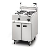 Lincat Opus 800 Twin Tank Twin Basket Free Standing Propane Gas Dual Filtration Fryer OG8111/OP2 - DM540-P Freestanding Gas Fyers Lincat